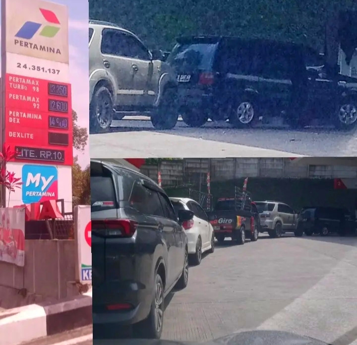 Antrian Panjang Para Penguras Solar Subsidi di SPBU 24.351.137 Lembah Hijau, Pengawas Atur Strategi