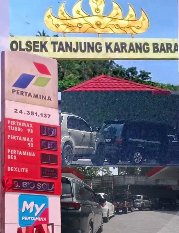 Polsek Tanjung Karang Barat Bungkam Ditangan Pengawas SPBU Lembah Hijau Dan Para Pelangsir Solar