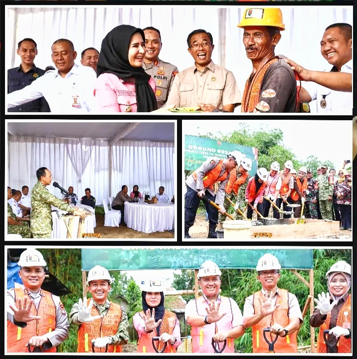 Ground Breaking  Jembatan Perintis Garuda merupakan Konektivitas Bagi Warga Sukaraja