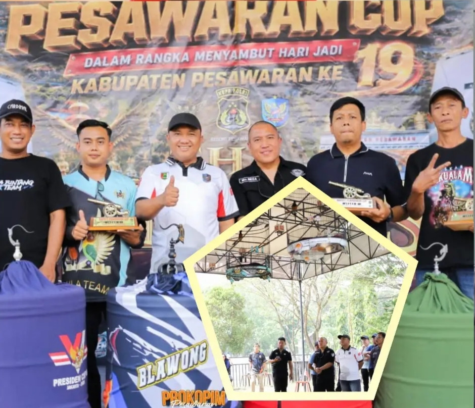 Lomba Burung Berkicau Piala Bupati Cup Semarakkan HUT ke-19 Kabupaten Pesawaran
