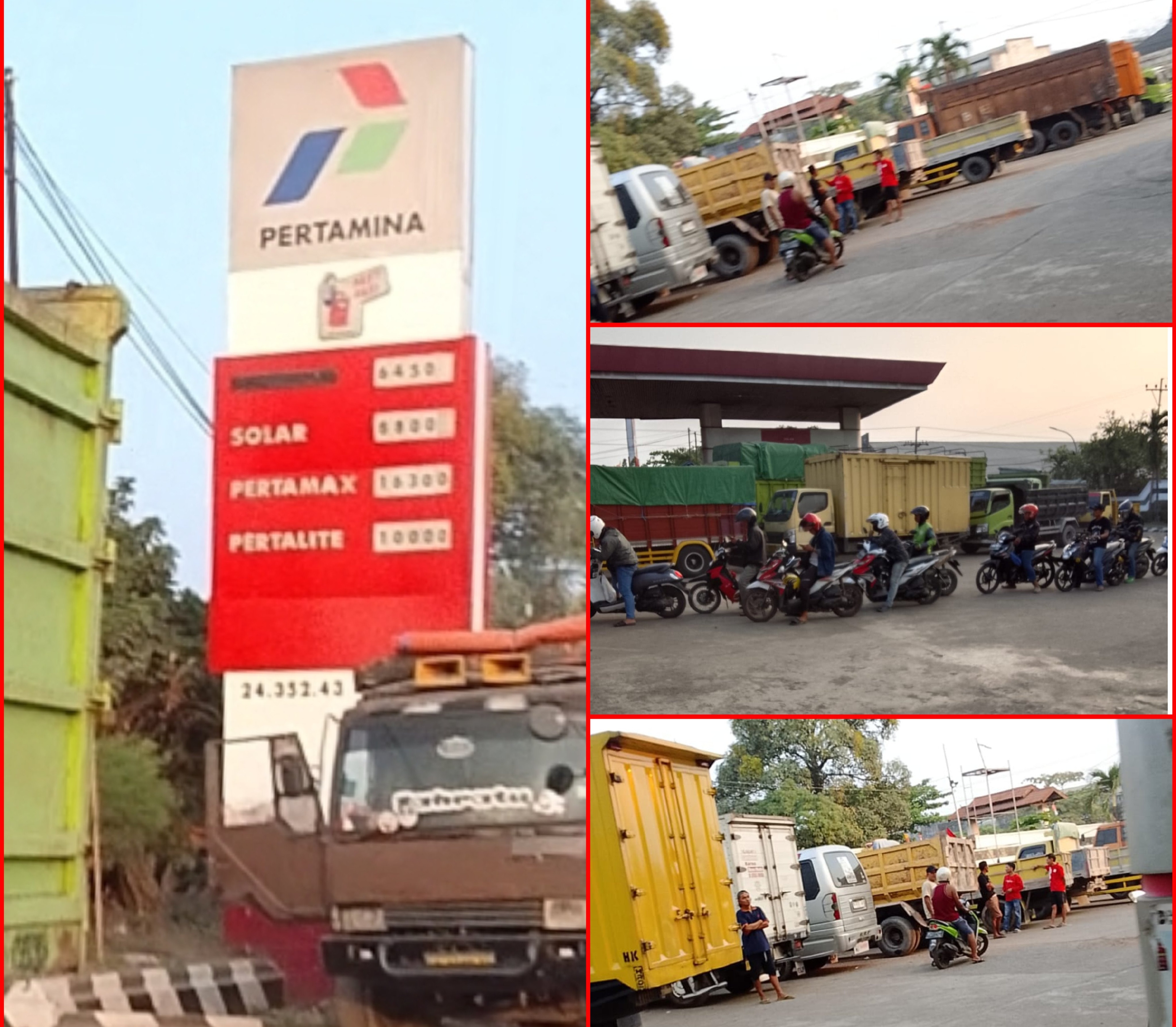 Diduga Jual Solar di Atas Harga HET, SPBU 24.352.43 Way Lunik Panjang Disorot