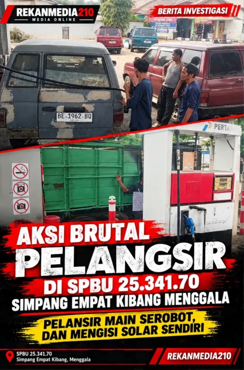 Warga Keluhkan Aksi Brutal  Pelangsir Solar Subsidi di Simpang Empat Kibang Menggala  